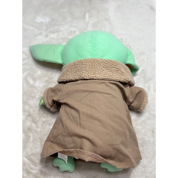 Star Wars Grogu Baby Yoda Plush Doll With Brown Sherpa Jacket 18" - Picture 4 of 6